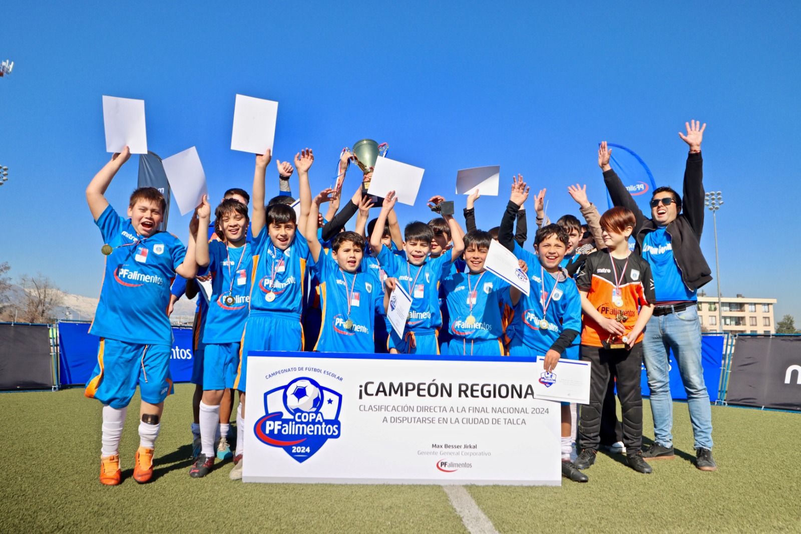 El Liceo San Gerónimo se coronó bicampeón comunal de la Copa PF Alimentos 2024